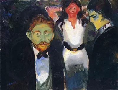 Jealousy, from the Series, The Green Room Edvard Munch